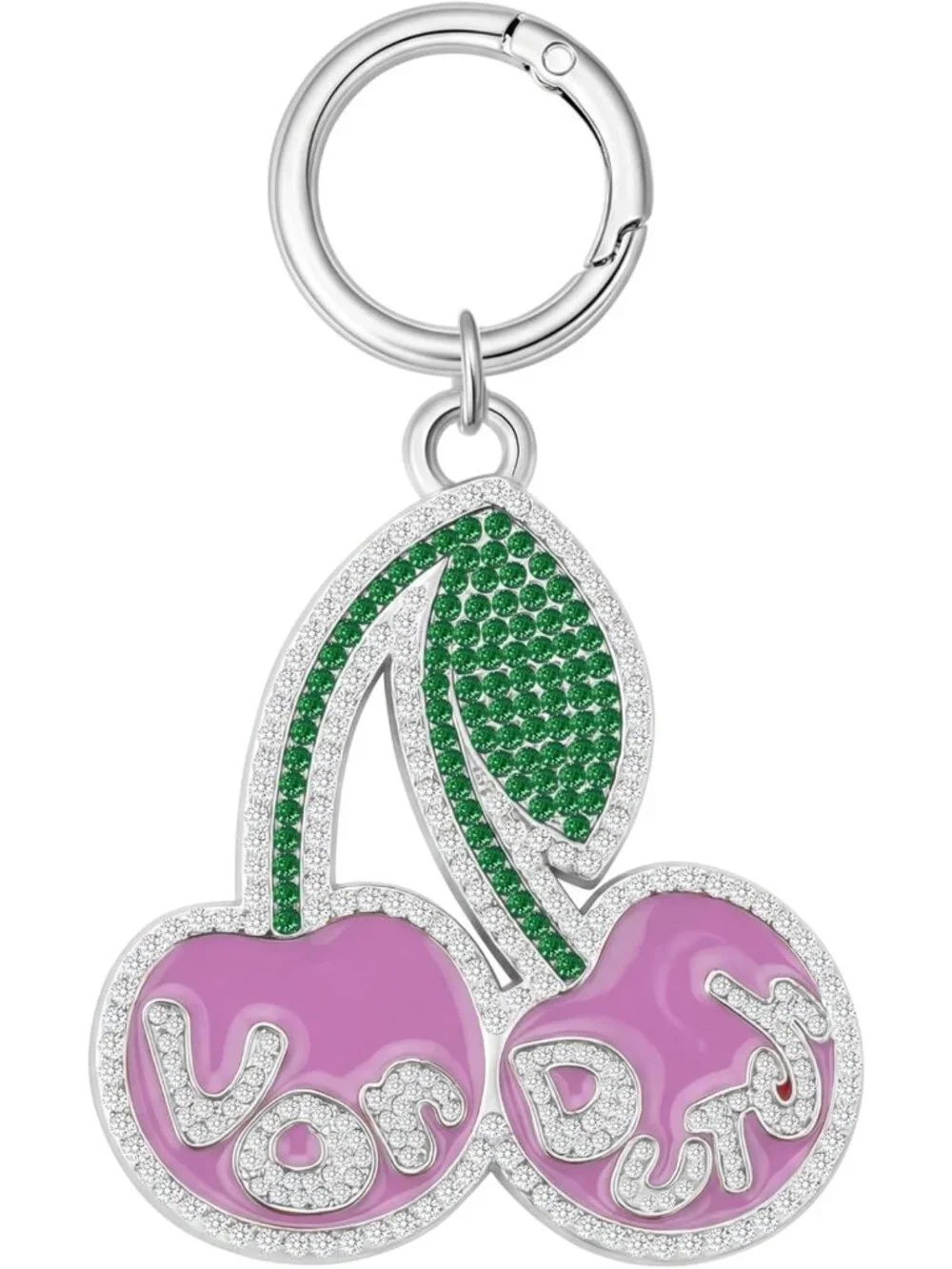 Colorful Rhinestone Bag Charm Keychain | Stylish Accessory for Bags & Purses
